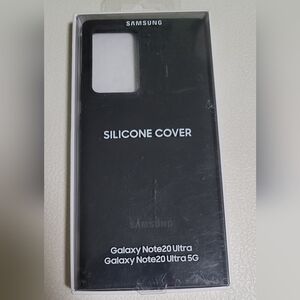 Samsung Galaxy Note20 Ultra 5G Black Silicone Case Genuine